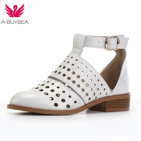 genuine leather ankle boots for women summer hole boots women platform buckle strap low heels shoes woman1, Black
genuine leather ankle boots for women summer hole boots women platform buckle strap low heels shoes woman1, Black