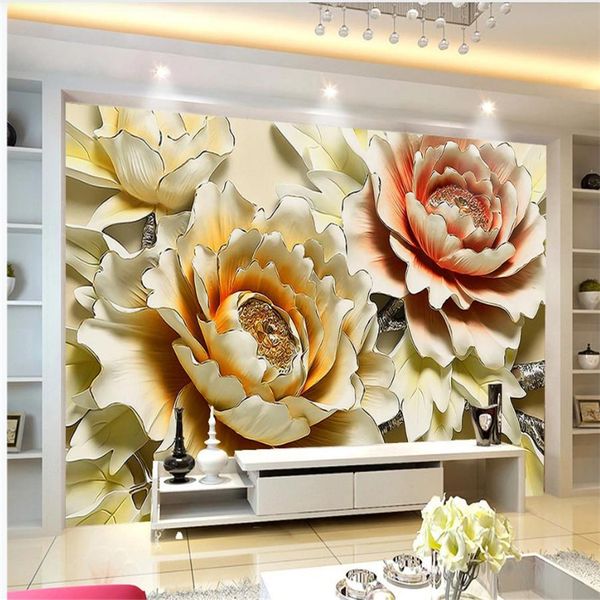 3d stereoscopic wallpaper 3d peony wallpapers relief background wall resin flower relief living room decoration painting
3d stereoscopic wallpaper 3d peony wallpapers relief background wall resin flower relief living room decoration painting