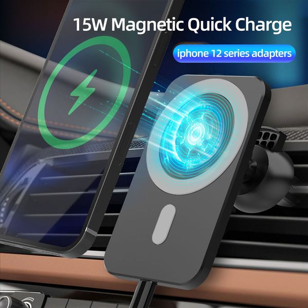15w fast wireless magsafe car charger vent mount for iphone 12 12 pro max iphone 12 mini magnet adsorbable smartphone car holder
15w fast wireless magsafe car charger vent mount for iphone 12 12 pro max iphone 12 mini magnet adsorbable smartphone car holder