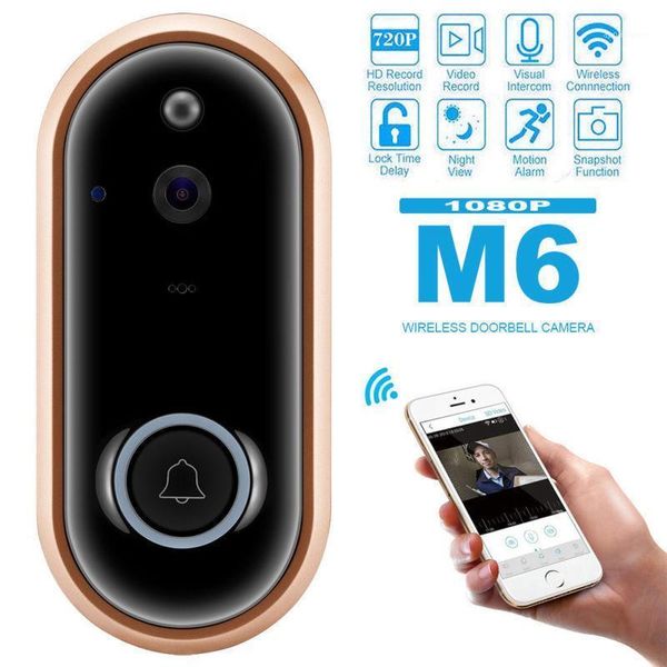 m6 smart wireless wifi video doorbell night vension alarm wake up recording mode security door phone1
m6 smart wireless wifi video doorbell night vension alarm wake up recording mode security door phone1