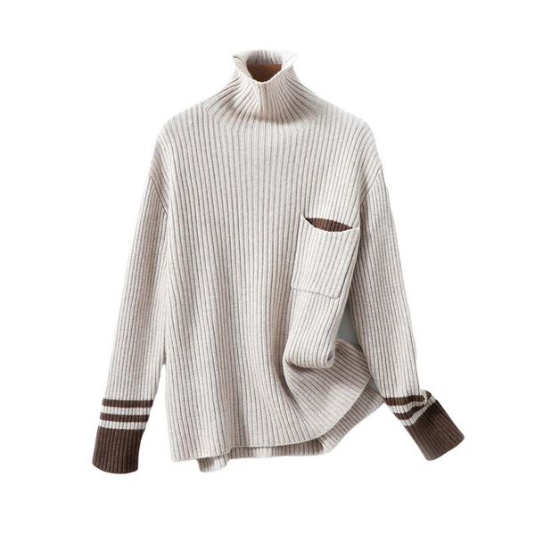 shuchan turtleneck sweaters for women winter for women 2021 fall winter casual solid items clothes, White;black
shuchan turtleneck sweaters for women winter for women 2021 fall winter casual solid items clothes, White;black