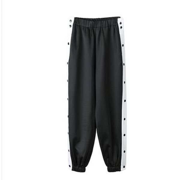 2021 men casual sweatpants straight elastic waistband button down joggers pants hiphop basketball boys jogger bottoms 4e1j, Black
2021 men casual sweatpants straight elastic waistband button down joggers pants hiphop basketball boys jogger bottoms 4e1j, Black