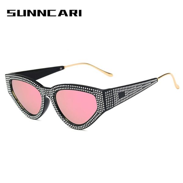 New Cat Eye Sunglasses Women Brand Designer Sunglasses Steampunk Diamond Pearl Vintage Sun Glasses Crystal Rhinestone Frame, White;black
New Cat Eye Sunglasses Women Brand Designer Sunglasses Steampunk Diamond Pearl Vintage Sun Glasses Crystal Rhinestone Frame, White;black