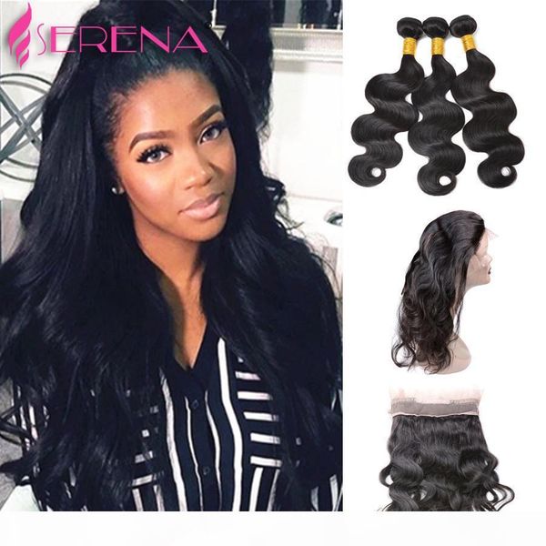 360 lace frontal closure 7a lace frontals with baby hair natural hairline brazilian body wave 360 lace virgin hair body weave and closure, Black;brown
360 lace frontal closure 7a lace frontals with baby hair natural hairline brazilian body wave 360 lace virgin hair body weave and closure, Black;brown