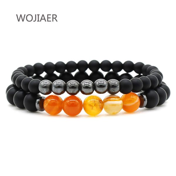 wojiaer hematite bracelets for lovers charms natural stone matte black prayer beads men meditation jewelry 2pcs/set dm2173
wojiaer hematite bracelets for lovers charms natural stone matte black prayer beads men meditation jewelry 2pcs/set dm2173