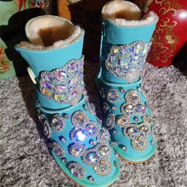 2020 heavy station industry hand-studded peacock strass leather tube background women's cotton shoes snow boots wlku, Black
2020 heavy station industry hand-studded peacock strass leather tube background women's cotton shoes snow boots wlku, Black