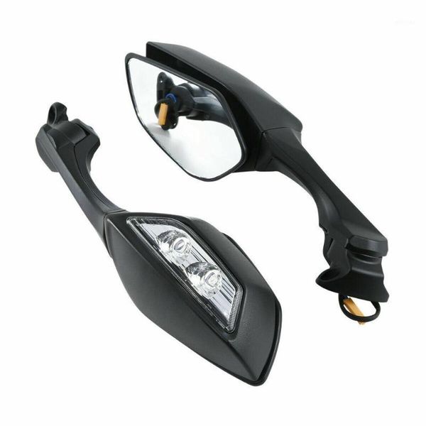 motorcycle rearview mirrors led turn signals for ninja zx10r 2020-20201