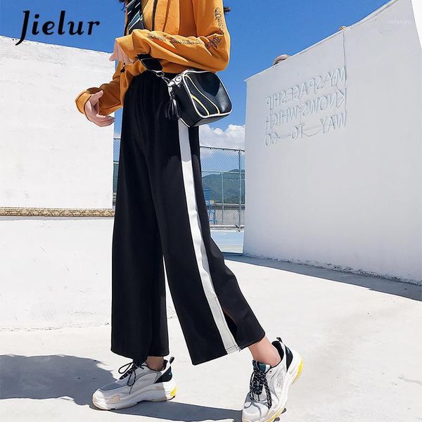 2020 autumn women long pants high waist casual wide leg pants hit color classic trousers baggy slim mujer pantalon -2xl1, Black;white
2020 autumn women long pants high waist casual wide leg pants hit color classic trousers baggy slim mujer pantalon -2xl1, Black;white