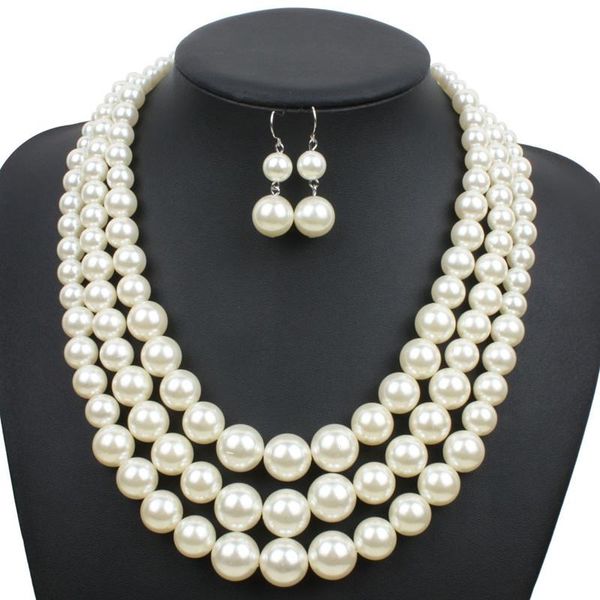 multi-layer exaggeration luxury faux pears necklace chain chokers women singer show wedding jewelry wearing accessories, Golden;silver
multi-layer exaggeration luxury faux pears necklace chain chokers women singer show wedding jewelry wearing accessories, Golden;silver