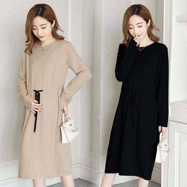 pregnant women's dress fashion outgoing sweater medium length autumn winter knitted bottoming shirt, White
pregnant women's dress fashion outgoing sweater medium length autumn winter knitted bottoming shirt, White