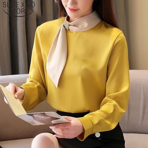 vintage white long sleeve shirts women blusas mujer de moda chiffon elegant solid stand ol korean fashion clothing 8292 50 y200828
vintage white long sleeve shirts women blusas mujer de moda chiffon elegant solid stand ol korean fashion clothing 8292 50 y200828