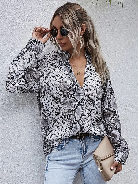 new elegant polka blouse shirts women autumn long sleeve v-neck pullover office lady casual button loose shirt, White
new elegant polka blouse shirts women autumn long sleeve v-neck pullover office lady casual button loose shirt, White