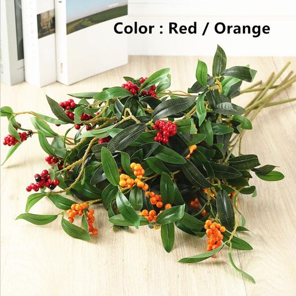 2pcs 64cm 3 branch artificial plant money pip berry fruit fake foliage branch hanging plant wedding home decoration red orange
2pcs 64cm 3 branch artificial plant money pip berry fruit fake foliage branch hanging plant wedding home decoration red orange