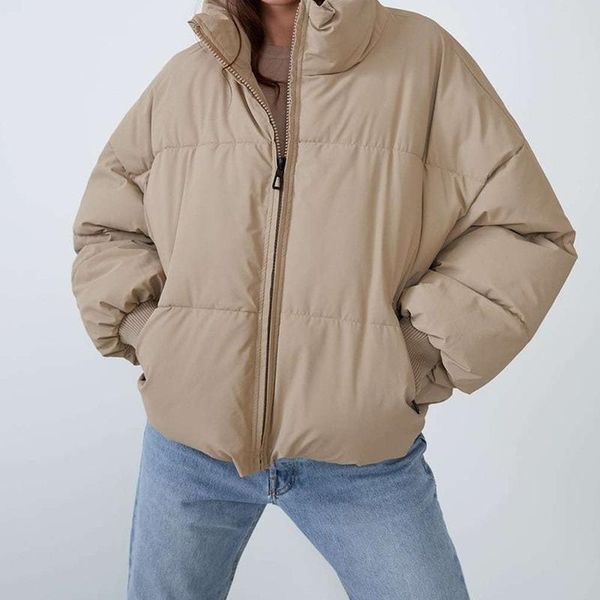 korean thick parka women autumn winter reflective zipper spray-bonded wadding coat casual solid jacket abrigos mujer invierno, Black
korean thick parka women autumn winter reflective zipper spray-bonded wadding coat casual solid jacket abrigos mujer invierno, Black