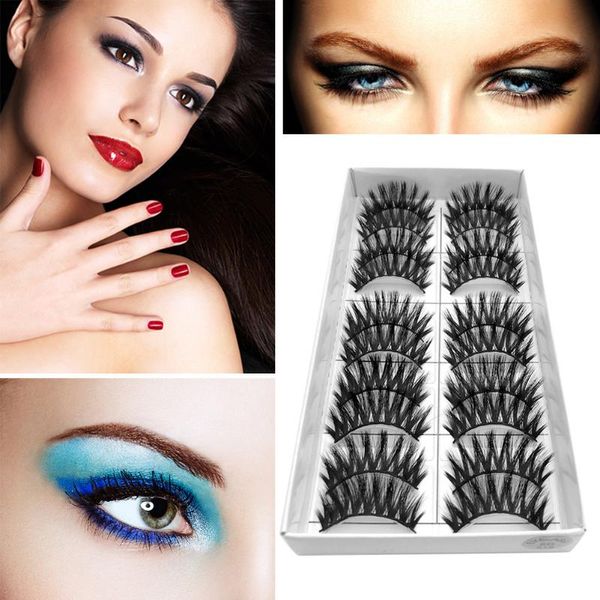 false eyelashes 10 pairs 3d faux mink fake wispy makeup beauty extension tools thick long lashes
false eyelashes 10 pairs 3d faux mink fake wispy makeup beauty extension tools thick long lashes