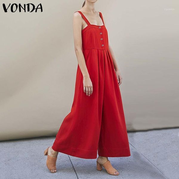vonda women rompers 2020 sleeveless jumpsuits casual loose solid color playsuits plus size bohemian party pantalon femme1, Black;white
vonda women rompers 2020 sleeveless jumpsuits casual loose solid color playsuits plus size bohemian party pantalon femme1, Black;white