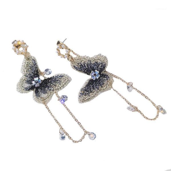 zircon pearl butterfly fairy pendant earrings woman fashion personality accessories party jewelry birthday girl gift1, Golden;silver
zircon pearl butterfly fairy pendant earrings woman fashion personality accessories party jewelry birthday girl gift1, Golden;silver