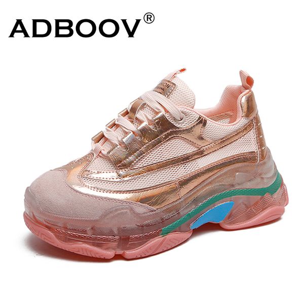 adboov jelly sole fashion women sneakers breathable mesh casual chunky shoes 201201, Black
adboov jelly sole fashion women sneakers breathable mesh casual chunky shoes 201201, Black