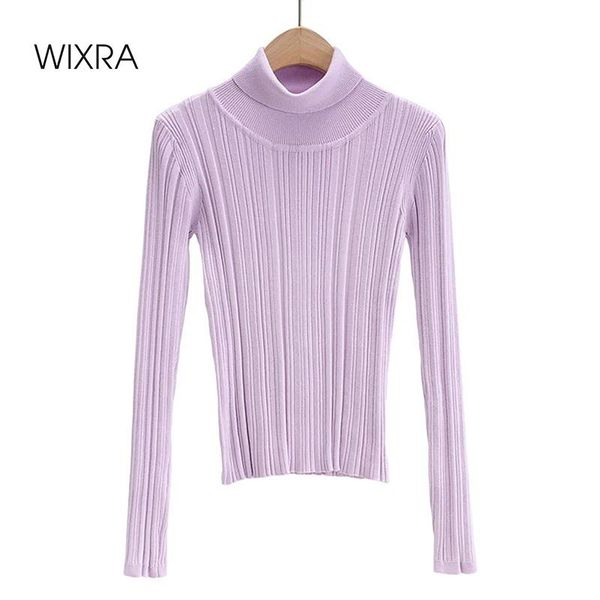 women's sweaters wixra autumn winter solid skinny sweater knit long sleeve turtleneck jumpers female slim fit all match pullovers, White;black
women's sweaters wixra autumn winter solid skinny sweater knit long sleeve turtleneck jumpers female slim fit all match pullovers, White;black