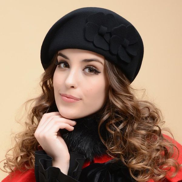 2020 fashion cashmere berets hats with flowers for women winter wool beret, painter caps women's cap for autumn hat, Blue;gray
2020 fashion cashmere berets hats with flowers for women winter wool beret, painter caps women's cap for autumn hat, Blue;gray