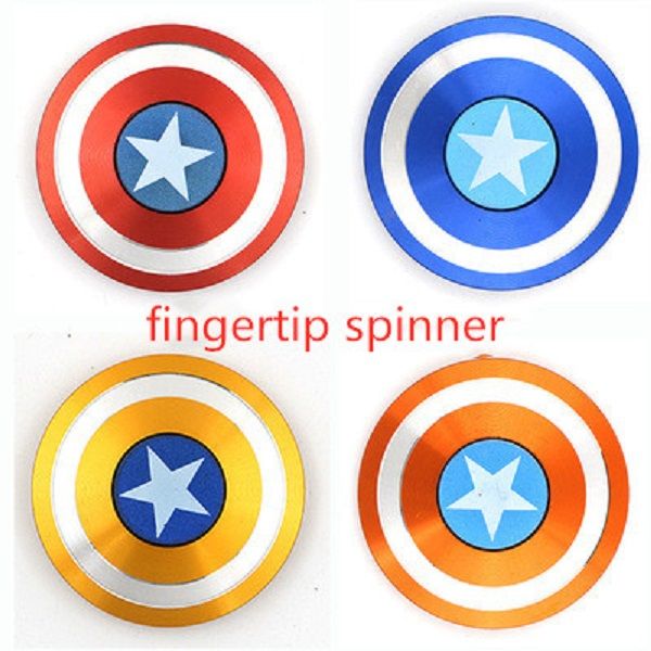 new aluminum alloy captain shield fingertip spinner metal fingers spinner decompression toy
new aluminum alloy captain shield fingertip spinner metal fingers spinner decompression toy