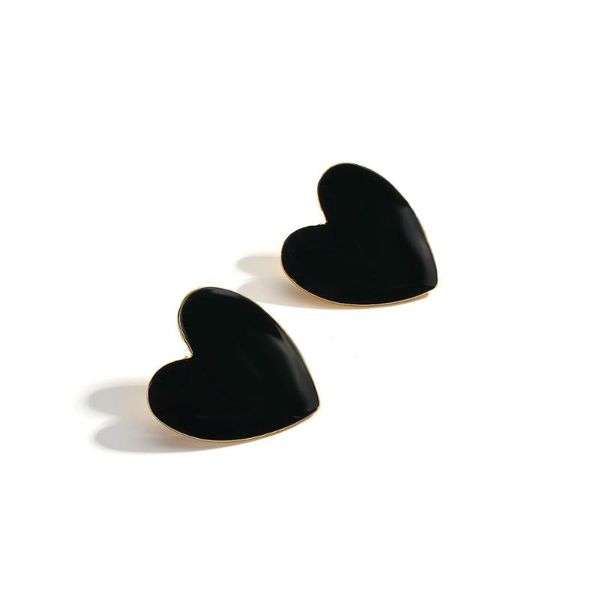 aensoa simple black gold color heart shape drop earrings for women unique design 2020 new fashion minimalist statement earring, Silver
aensoa simple black gold color heart shape drop earrings for women unique design 2020 new fashion minimalist statement earring, Silver