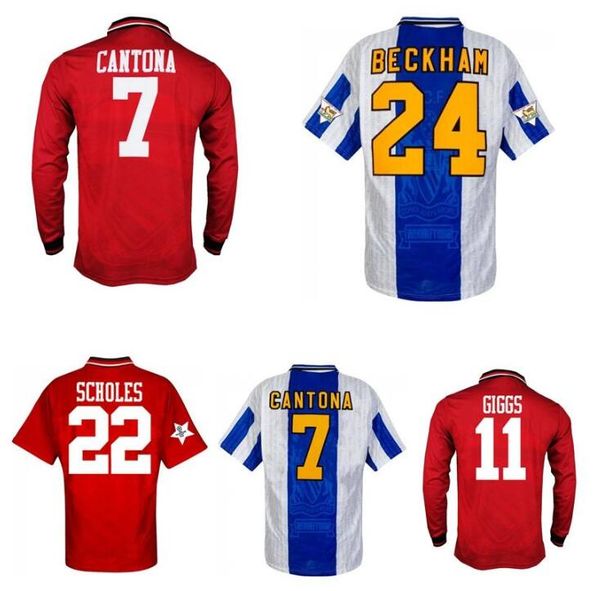 1994 1995 1996 beckham scholes keane giggs retro soccer jersey 94 95 96 ince irwin cole hughes vintage classic home 3rd football shirt, Black;yellow 
1994 1995 1996 beckham scholes keane giggs retro soccer jersey 94 95 96 ince irwin cole hughes vintage classic home 3rd football shirt, Black;yellow