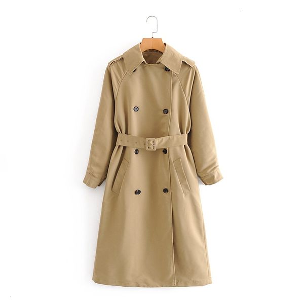 fall 2020 women's new lace-up waist slim thin double-breasted temperament waterproof all-inclusive trench coat, Tan;black
fall 2020 women's new lace-up waist slim thin double-breasted temperament waterproof all-inclusive trench coat, Tan;black