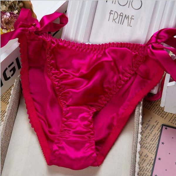 pure silk solid women mulberry silk underwear briefs side tie ribbon bowknot lingerie thong low waist panties, Black;pink
pure silk solid women mulberry silk underwear briefs side tie ribbon bowknot lingerie thong low waist panties, Black;pink