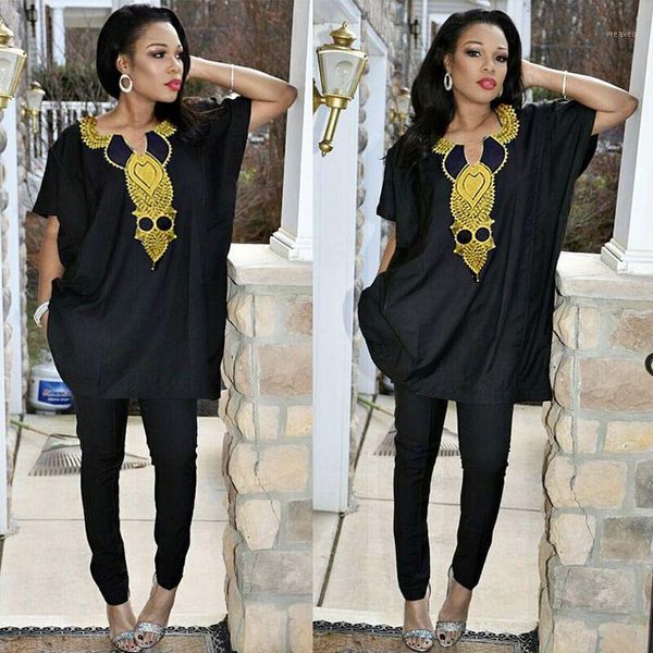 h&d 2019 spring summer new fashion african women outfit suits big promotion button ruffles pant set 2 pieces suit vetsidos1, Red 
h&d 2019 spring summer new fashion african women outfit suits big promotion button ruffles pant set 2 pieces suit vetsidos1, Red