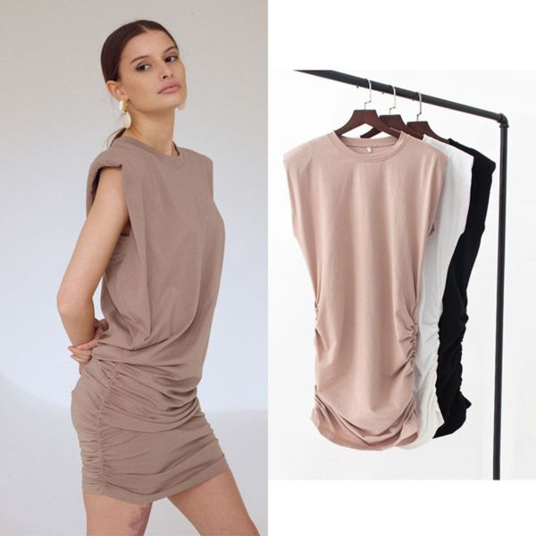 dress summer new pleated shoulder pad urban casual simple fashion pencil skirt women, Black;gray
dress summer new pleated shoulder pad urban casual simple fashion pencil skirt women, Black;gray