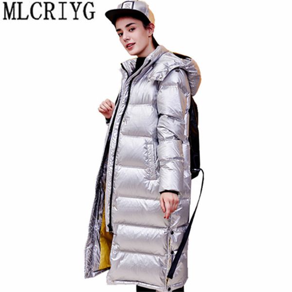 mlcriyg fashion women's jackets 90% white duck down coats long slim warm winter coat women jacket casacas para mujer yq261, Black
mlcriyg fashion women's jackets 90% white duck down coats long slim warm winter coat women jacket casacas para mujer yq261, Black