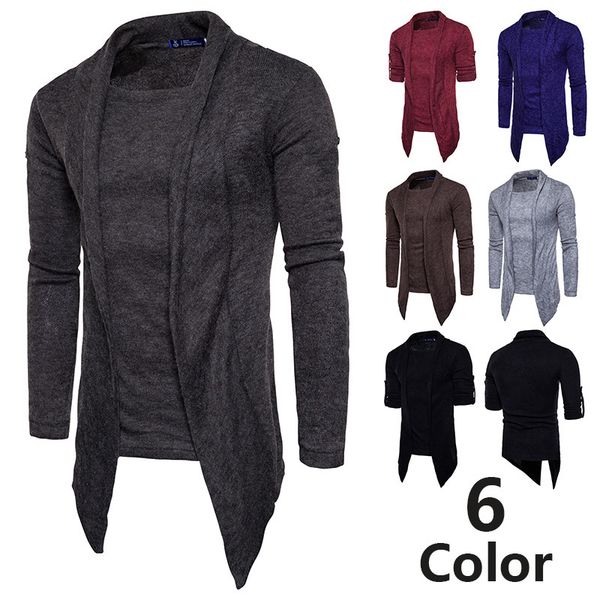 autumn and winter men's fake two sweater coat leisure slim korean fashion sweater knit, White;black
autumn and winter men's fake two sweater coat leisure slim korean fashion sweater knit, White;black