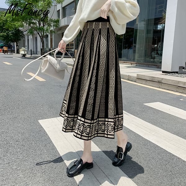winter black pleated knitted skirt women boho print vintage high waist skirt 2020 plus size casual skirt q1209
winter black pleated knitted skirt women boho print vintage high waist skirt 2020 plus size casual skirt q1209