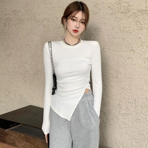 women's sweaters europe white irregular tight thin pullover full sleeve split knitwear autumn and winter sweater 5itq, White;black
women's sweaters europe white irregular tight thin pullover full sleeve split knitwear autumn and winter sweater 5itq, White;black