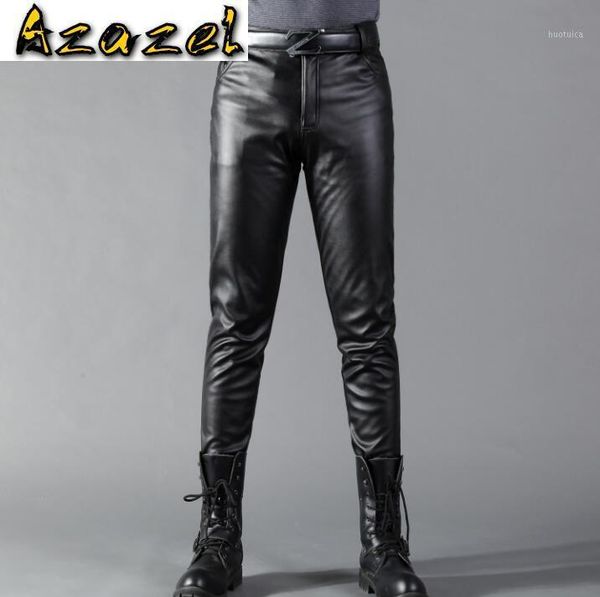 tide black leather pants men korean skinny slim leather pants new pu pencil slim casual male trousers1
tide black leather pants men korean skinny slim leather pants new pu pencil slim casual male trousers1