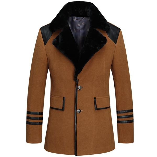 men's trench coats the men coat 2021 long sleeves slim-fit single-breasted fashion yy 180, Tan;black 
men's trench coats the men coat 2021 long sleeves slim-fit single-breasted fashion yy 180, Tan;black