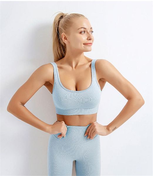 gym clothing 2021 vital slim female summer yoga vest shockproof professional sports seamless fitness bra ds42, White;black
gym clothing 2021 vital slim female summer yoga vest shockproof professional sports seamless fitness bra ds42, White;black