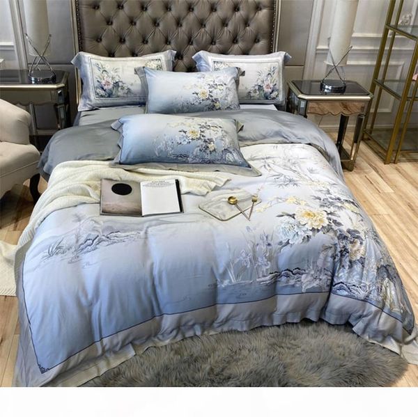 elegant pastoral gray flower bedding set adult,full king vintage double home textile bed sheet pillow case duvet cover
elegant pastoral gray flower bedding set adult,full king vintage double home textile bed sheet pillow case duvet cover