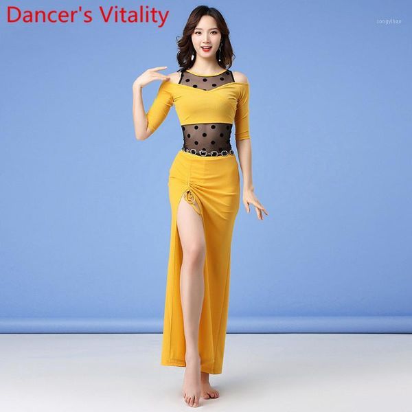 new winter women belly dance practice clothes mesh splicing drawstring skirt set oriental dancing training garments1, Black;red
new winter women belly dance practice clothes mesh splicing drawstring skirt set oriental dancing training garments1, Black;red