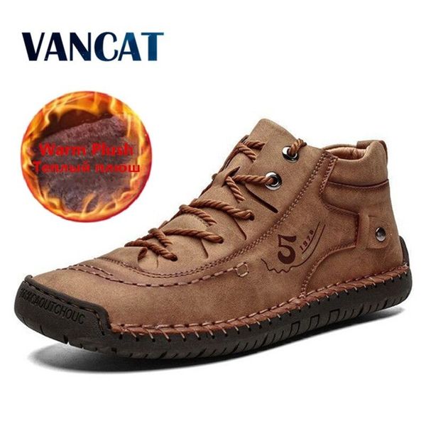 classic winter men's comfortable men ankle thick plush warm snow leather autumn outdoor man motorcycle boots 201128, Black
classic winter men's comfortable men ankle thick plush warm snow leather autumn outdoor man motorcycle boots 201128, Black