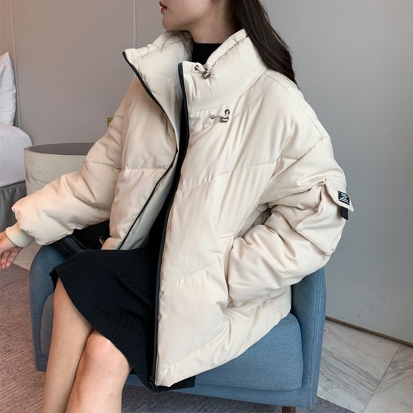 autumn new female long sleeve jacket fashion winter thick women coat out wear loose large size warm coats solid color overcoat, Black
autumn new female long sleeve jacket fashion winter thick women coat out wear loose large size warm coats solid color overcoat, Black