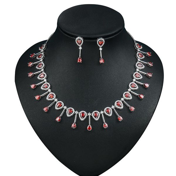 weimanjingdian новое прибытие изысканное гранатовое красное кубическое цирконие cz crystal crystal crystlace и серьги свадебные свадебные юв, Silver
weimanjingdian новое прибытие изысканное гранатовое красное кубическое цирконие cz crystal crystal crystlace и серьги свадебные свадебные юв, Silver