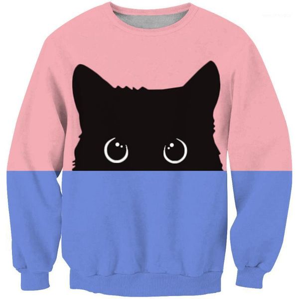 men's hoodies & sweatshirts fashion two color cat 3d printed crewneck men women spring autumn streetwear couples long sleeve pullover t, Black
men's hoodies & sweatshirts fashion two color cat 3d printed crewneck men women spring autumn streetwear couples long sleeve pullover t, Black