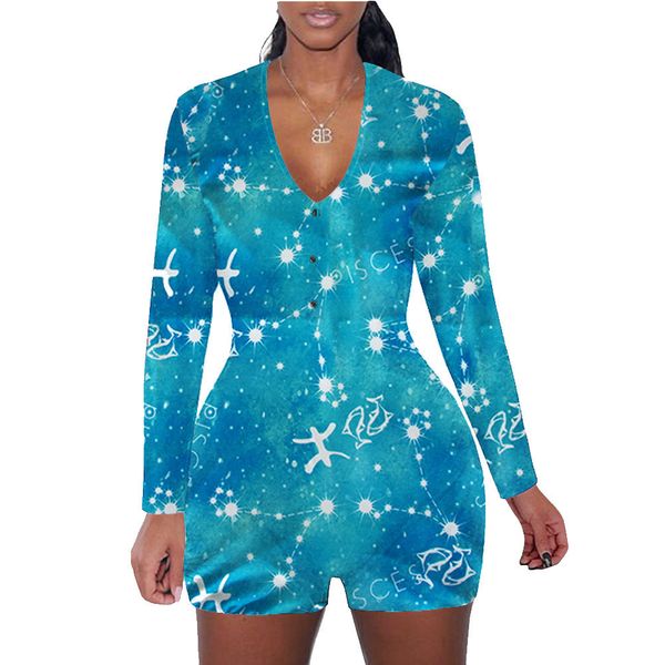 designer women tracksuits jumpsuit pajama nightwear playsuit workout button skinny cartoon print pants v-neck short onesies rompers, Gray
designer women tracksuits jumpsuit pajama nightwear playsuit workout button skinny cartoon print pants v-neck short onesies rompers, Gray