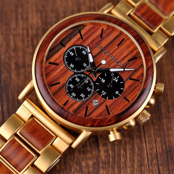 bobo bird relogio masculino luxury men watch metal wooden chronograph wristwatch quartz timepiece custom christmas gift 201212, Slivery;brown
bobo bird relogio masculino luxury men watch metal wooden chronograph wristwatch quartz timepiece custom christmas gift 201212, Slivery;brown