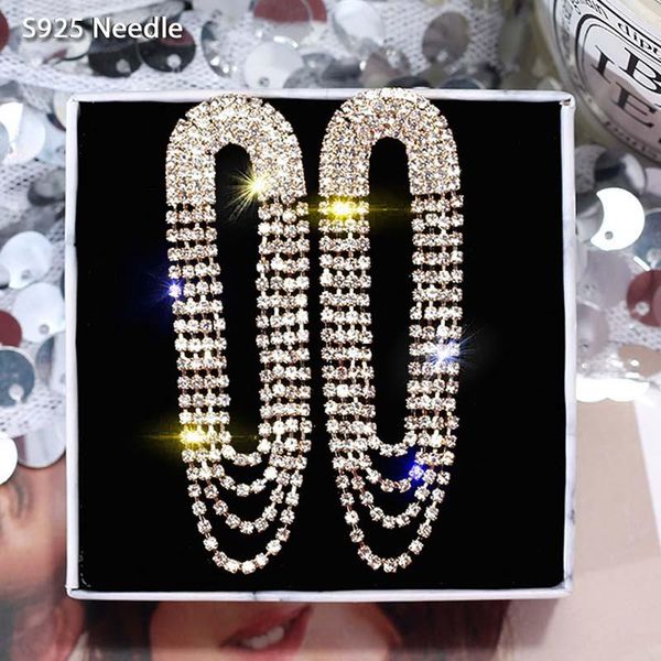 real 925 sterling silver needle long dangle earrings for women jewelry statement rhinestone female drop tassel earrings
real 925 sterling silver needle long dangle earrings for women jewelry statement rhinestone female drop tassel earrings
