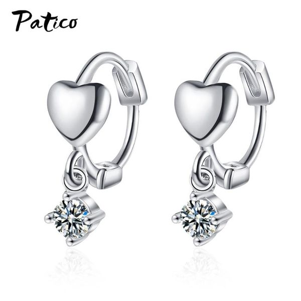 hoop & huggie 925 sterling silver earring for women 5a clear cubic zirconia heart earrings girl engagement gifts fine jewelry, Golden;silver
hoop & huggie 925 sterling silver earring for women 5a clear cubic zirconia heart earrings girl engagement gifts fine jewelry, Golden;silver