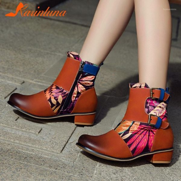 boots karin mixed colors ankle bukle straps zipper women shoes vintage round toe square heels flock boots1, Black
boots karin mixed colors ankle bukle straps zipper women shoes vintage round toe square heels flock boots1, Black