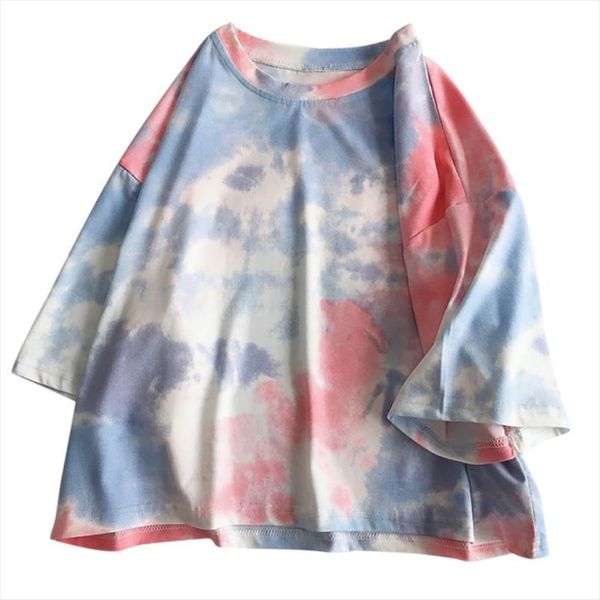 oversized short sleeve t shirt women streetwear tie dye print summer loose tee shirt drop shipping, White
oversized short sleeve t shirt women streetwear tie dye print summer loose tee shirt drop shipping, White